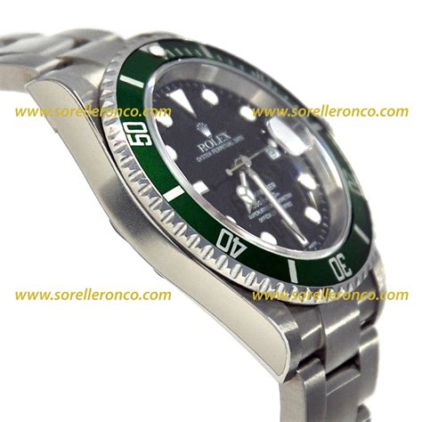 ghiera verde rolex prezzo usato|rolex date 16610 prezzo.